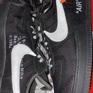 Air Force one off white black